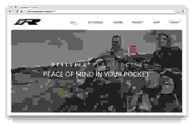 A screenshot of the Realsafe Technologies website